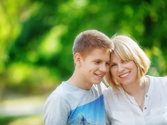 Jacqueline and foster child